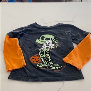 Kids Mickey Halloween shirt ( glow in the dark)